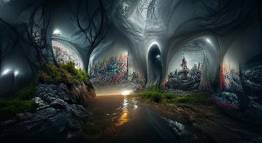 Hidden cave