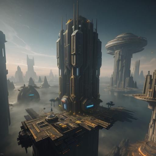 Other worldly city