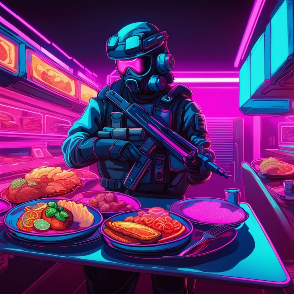 Synthwave Plate carrier