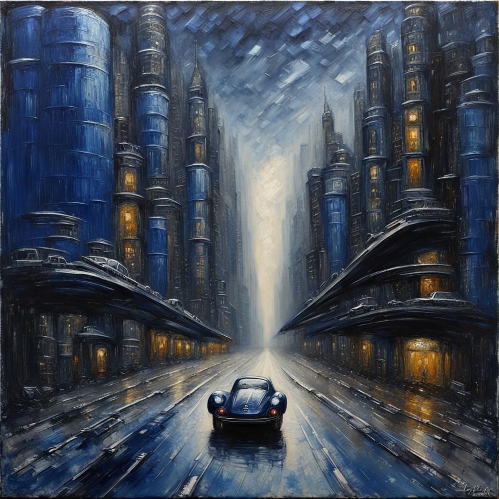 Weird road trip (6 likes, 1 year old)  by @Oreva