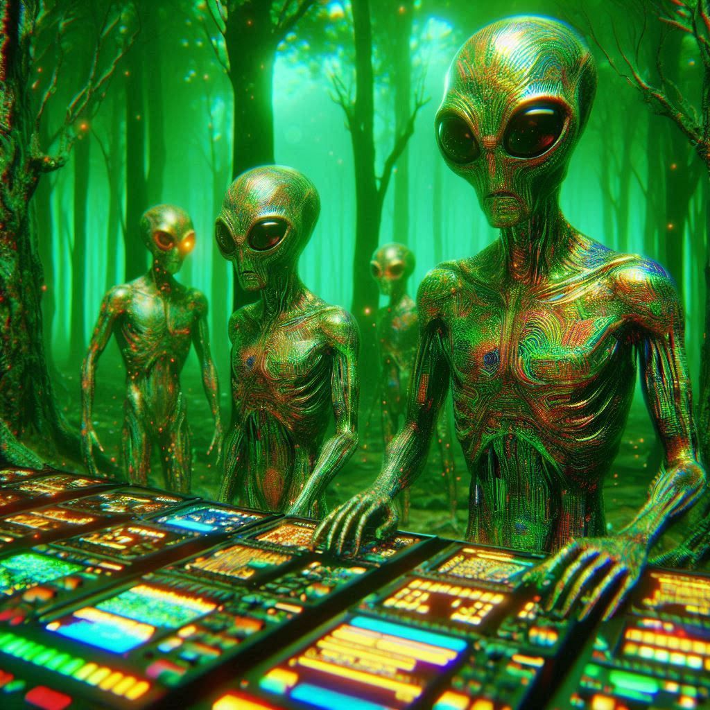 Aliens in the Woods