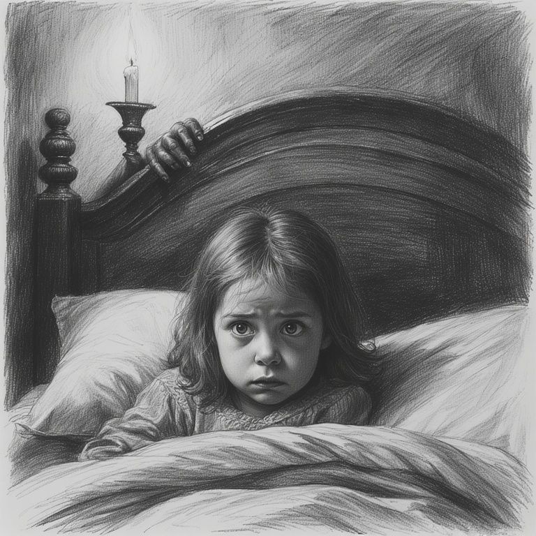 #1 Jilly feels a Presence, but is too frightened to look around.