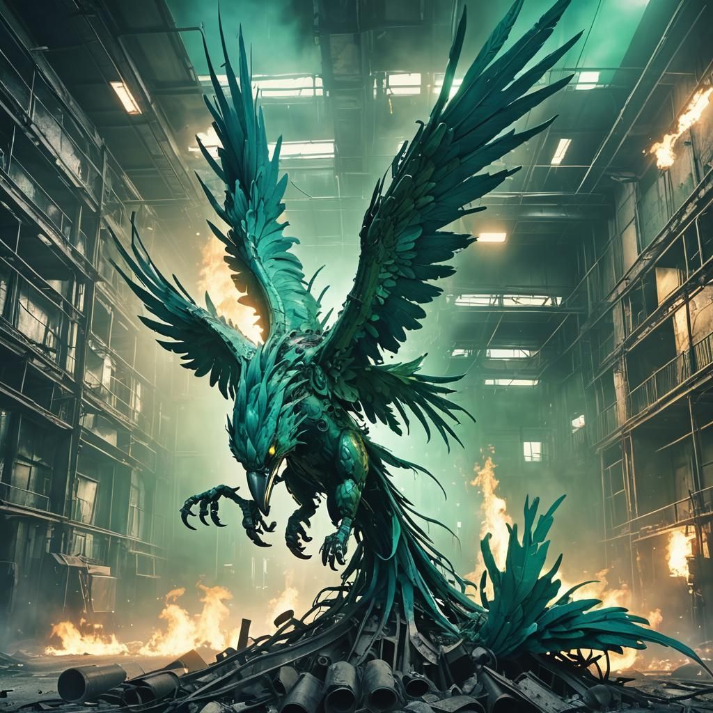 The BLUE-GREEN COLORS.
THE PHOENIX RISED FROM FIREs. volumet...