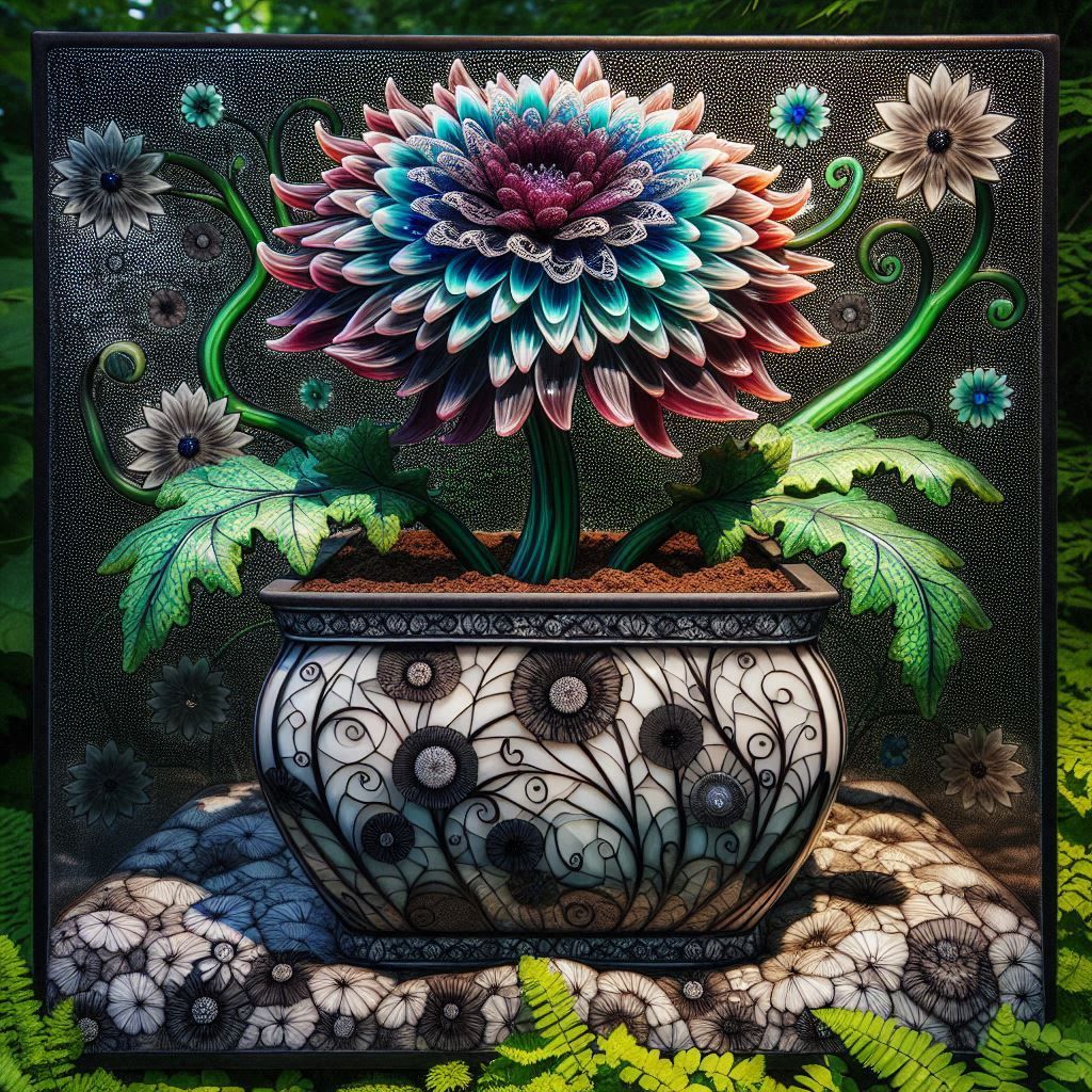 Flowers Pots Chrysanthemum 3