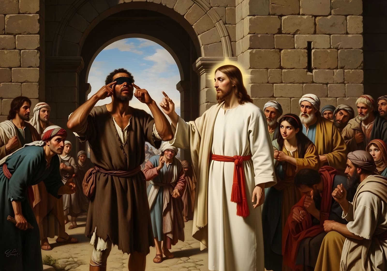 Rabbi, I want to see!  by @Gary Murakami