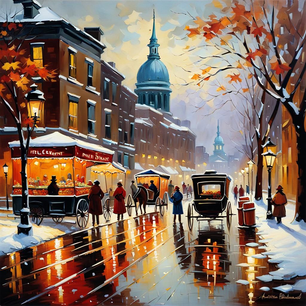 Montreal AI Generated Artwork NightCafe Creator