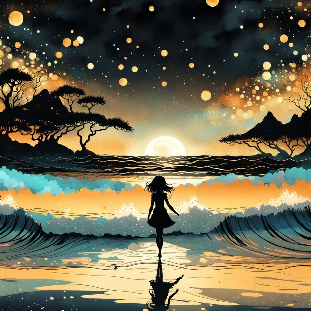 Waves  by @Camellia Lane