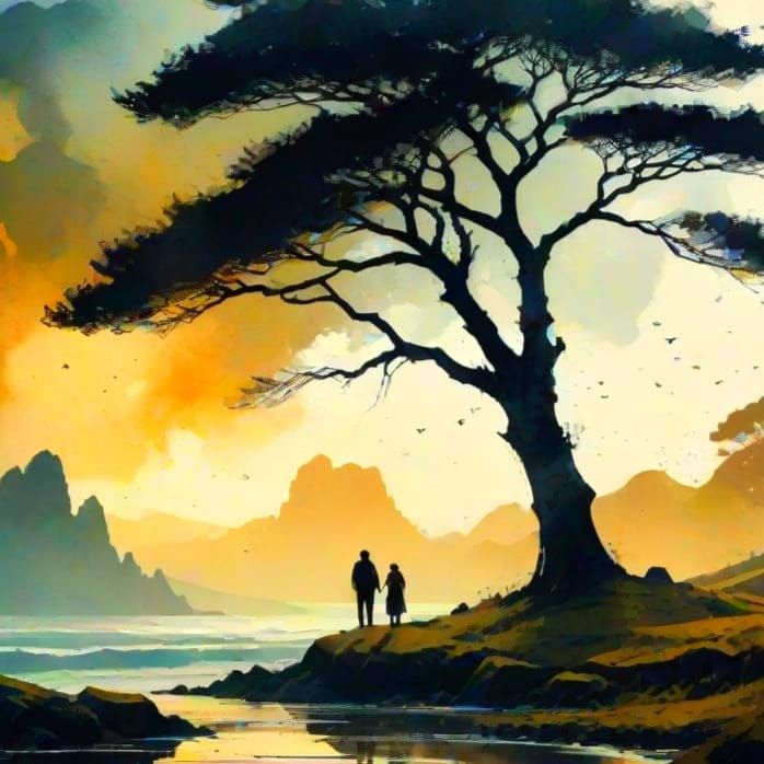 Moody Landscapes in Expressionist Oil Painting