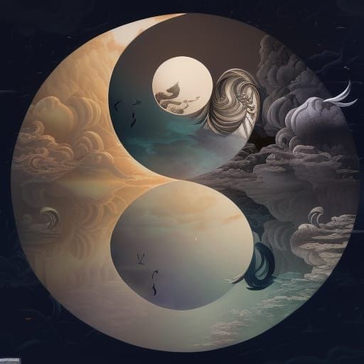 Yin and Yang   by @Fun Guy