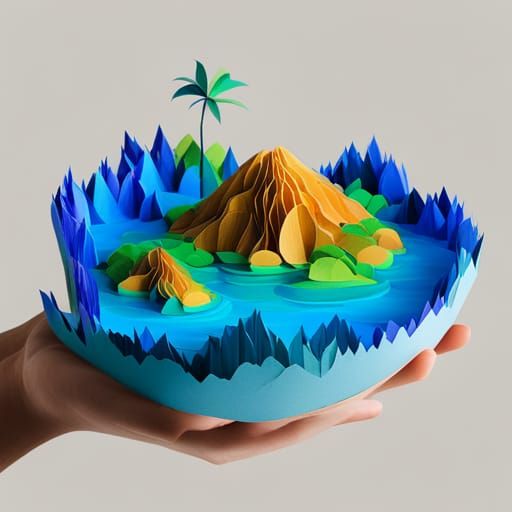 Paper Island Craft  by @MontyJ