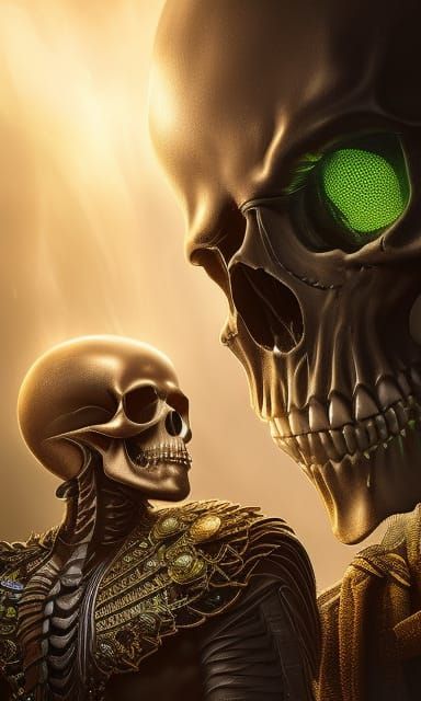 Skull king - AI Generated Artwork - NightCafe Creator