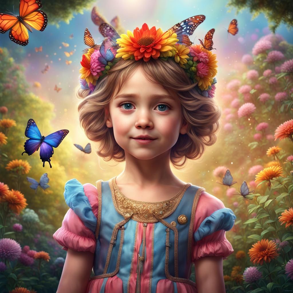 Butterfly girl