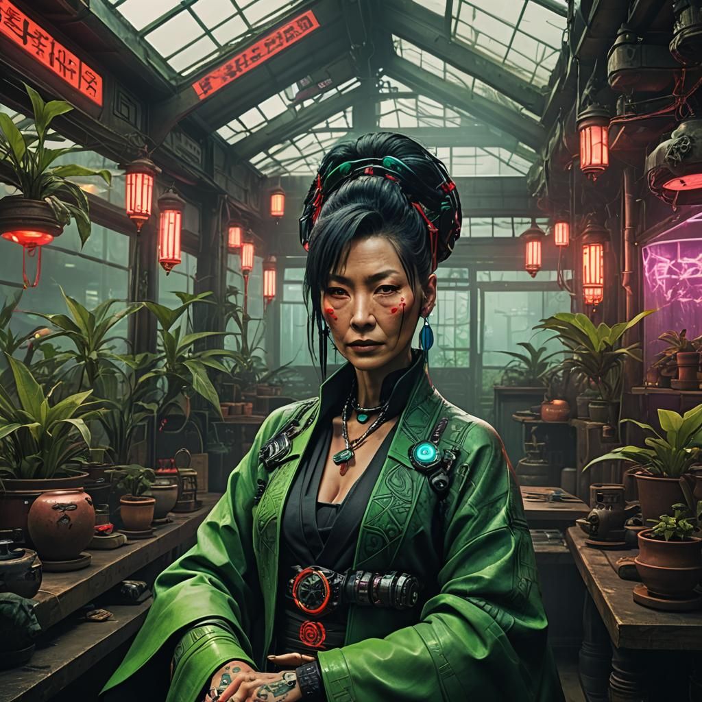 Cyberpunk Gardener