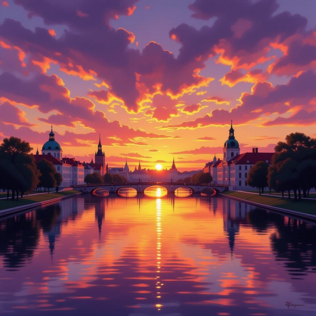 Sonnenuntergang in Potsdam
  by @undefined