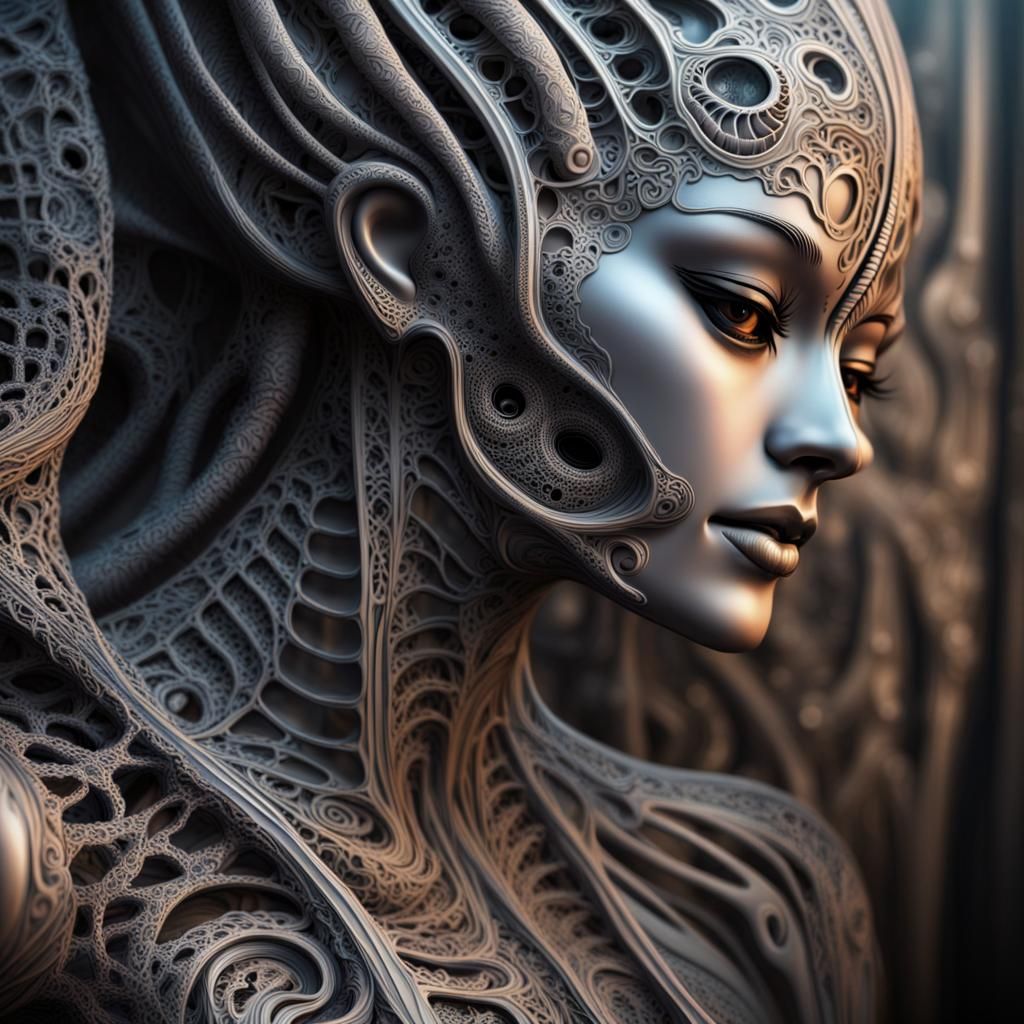 Lace and metal