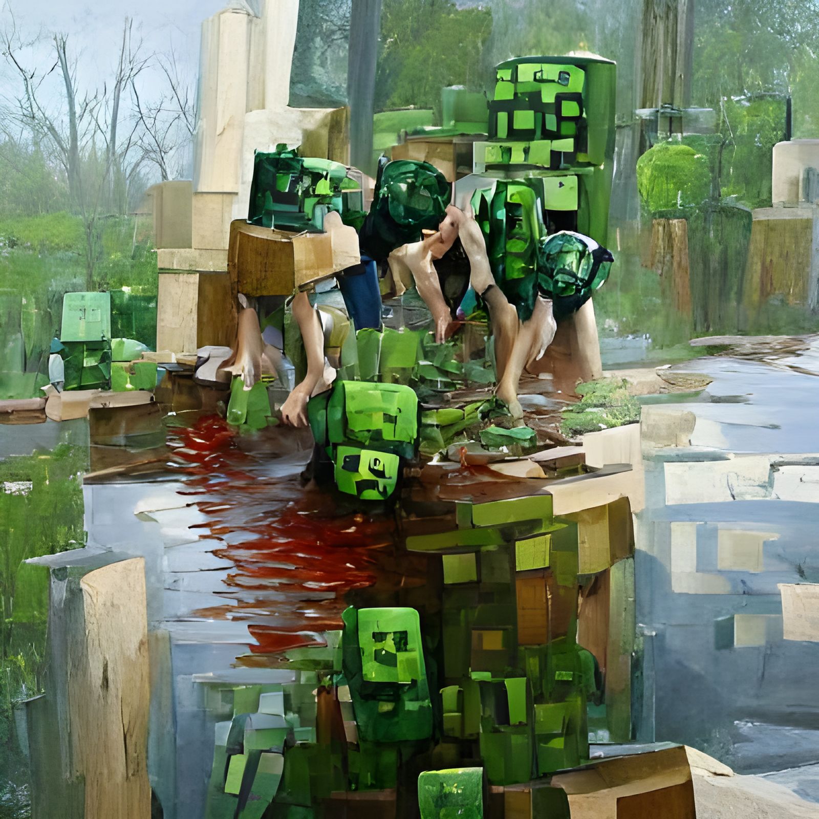 Creepers and Zombies in the Jungle #1