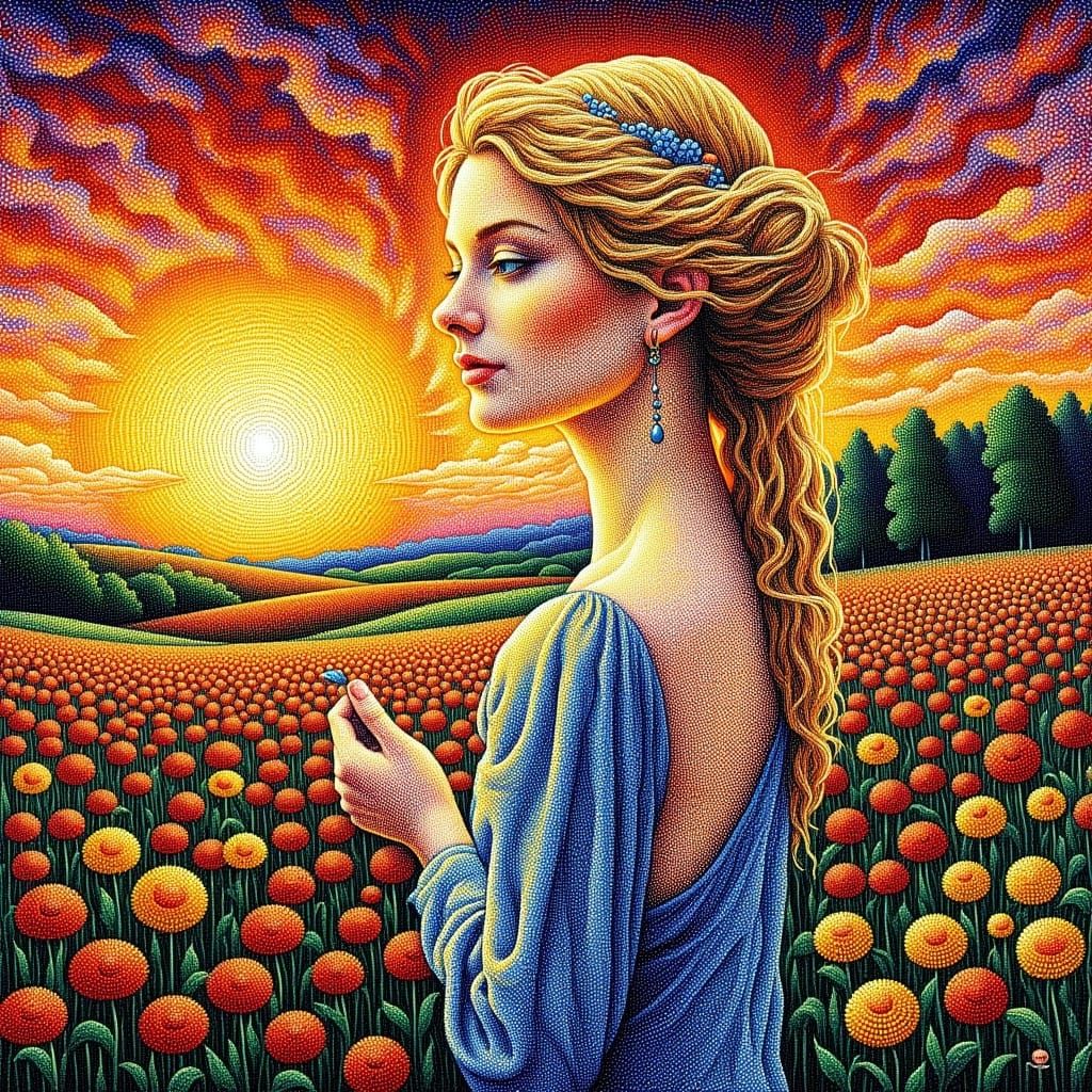 <lora:Pointillist Art Flux:1.0> 