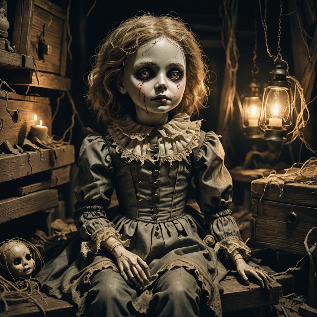 Haunted baby doll  by @quirky gurl