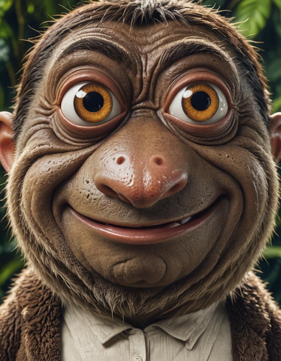 a million years ago, the ancestor  of Mr. Bean's   by @Arth