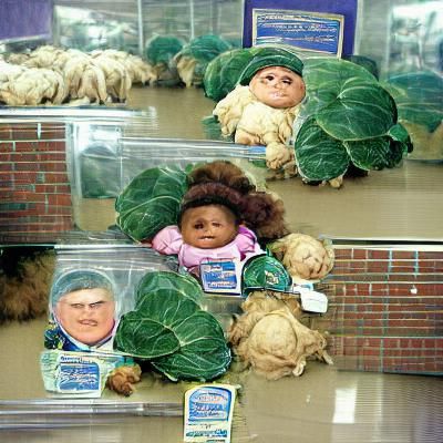 Endangered species cabbage patch dolls cartoon art
