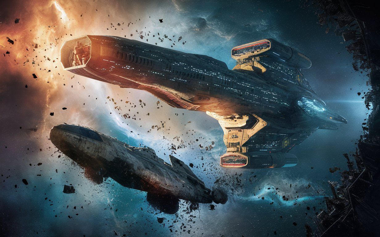 Rescue in the cosmic junk