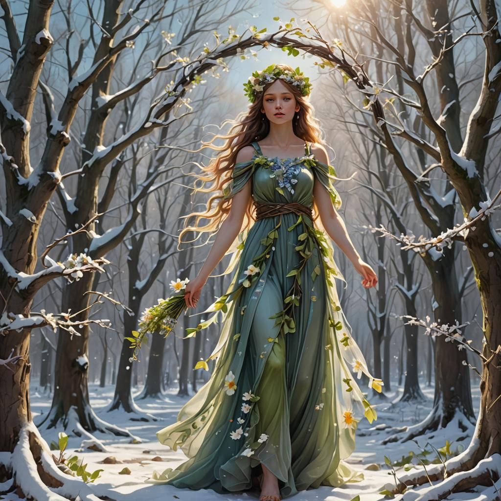 Spring goddess