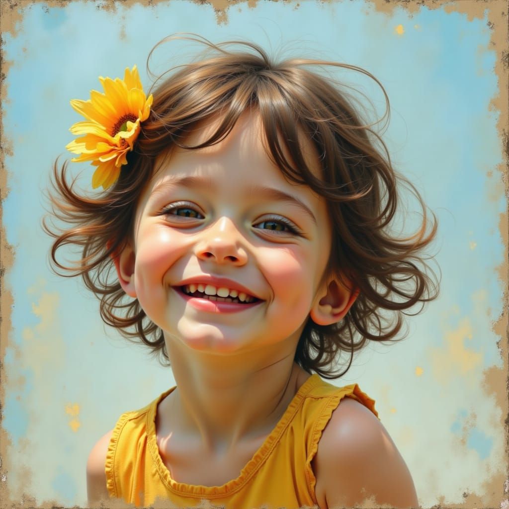 <lora:Ethereal Looks:1.0> joyful kid