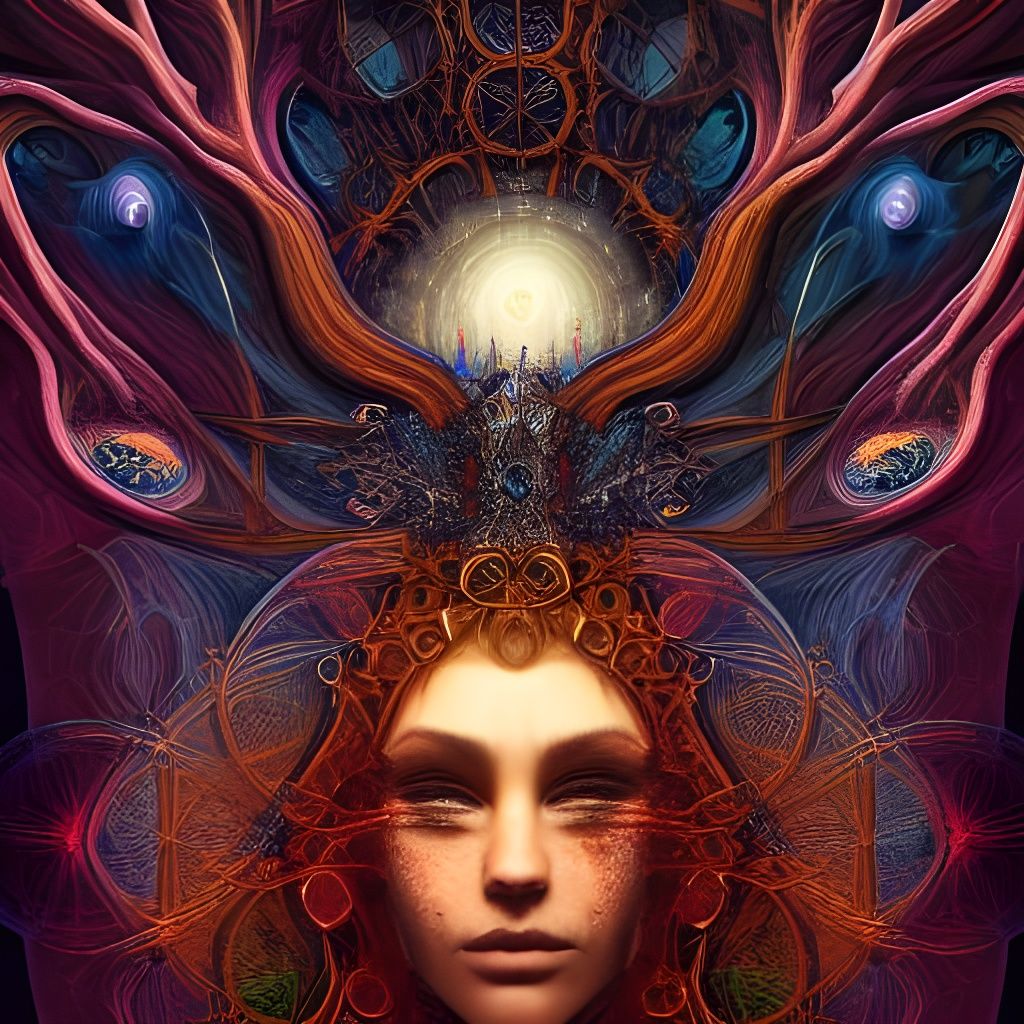 Dark Spiritual Cataclysm: A Digital Fantasy Masterpiece