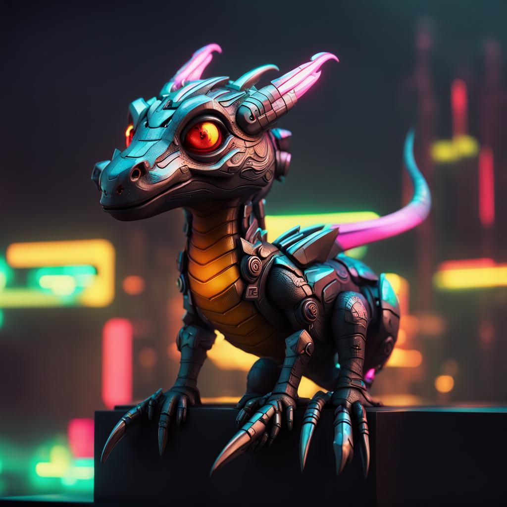 Claire the dragon, Cyber punk addition:)