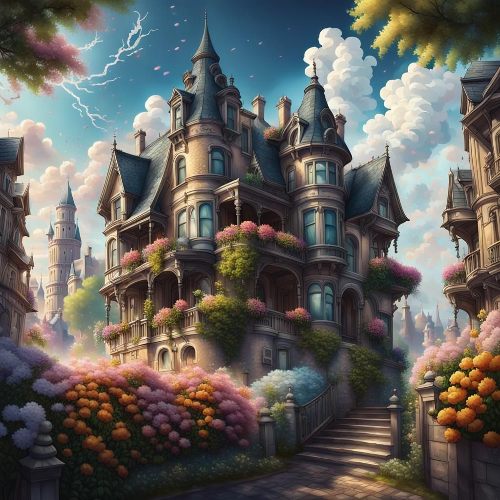 a beautiful house