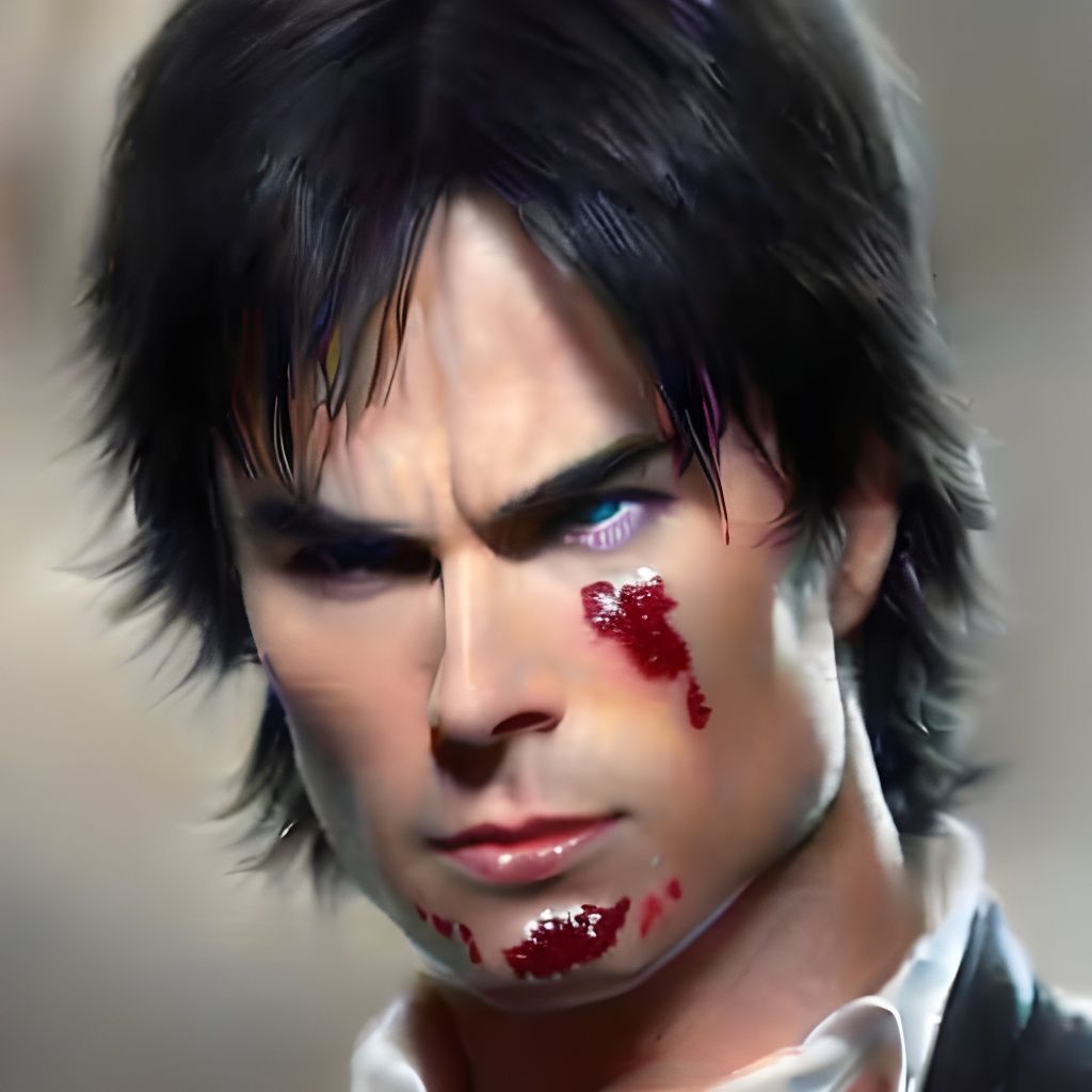 Damon Salvatore - AI Generated Artwork - NightCafe Creator