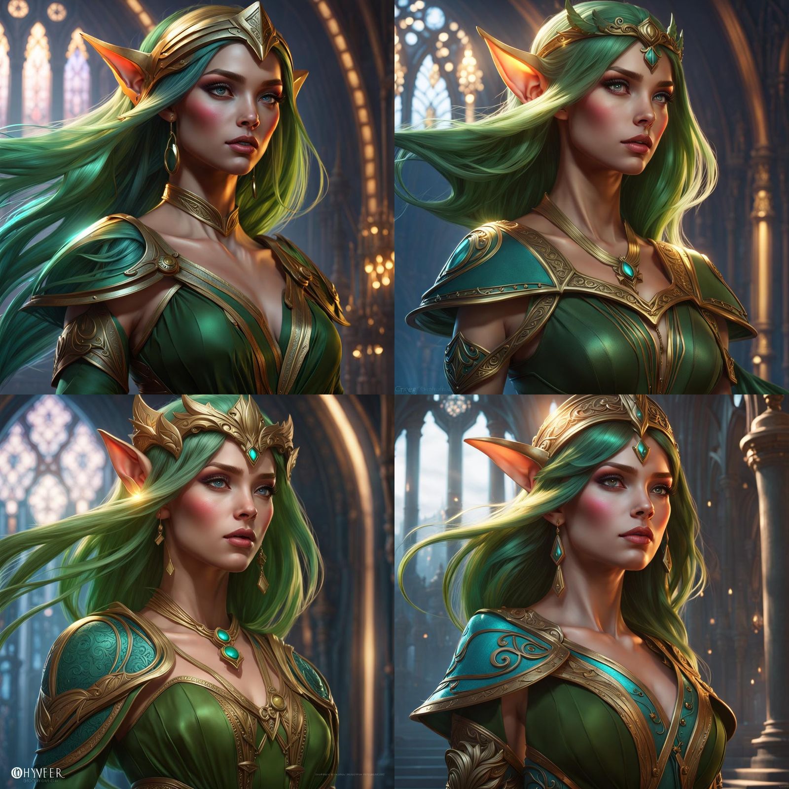 Elf sorceress - AI Generated Artwork - NightCafe Creator