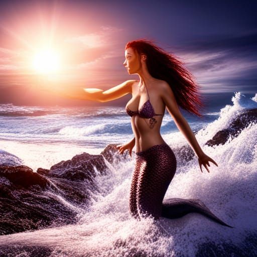 Mermaid on Shore