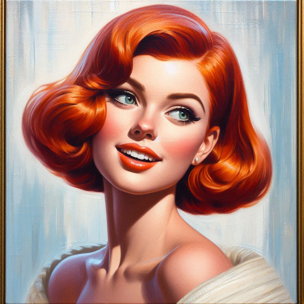 "Redhead" Pin-Up Portrait