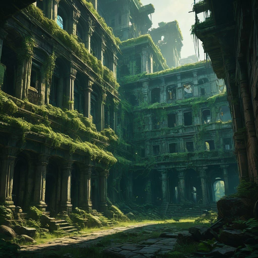 Ancient Ruins Awaken with Vibrant Nature