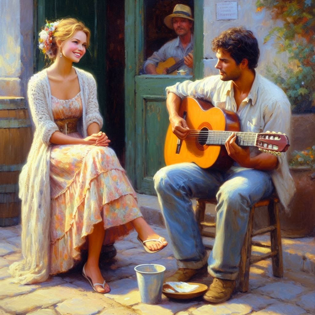 Der Straßenmusikant