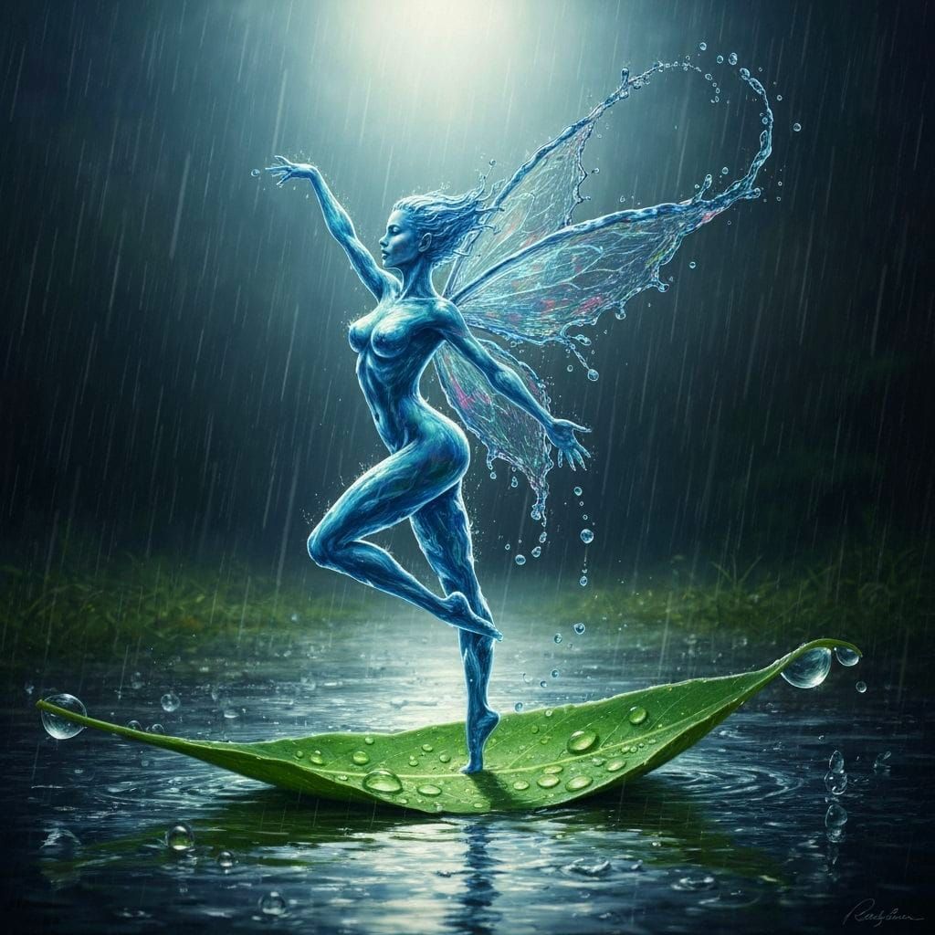 Precipitation Pixie.  by @StinkPad