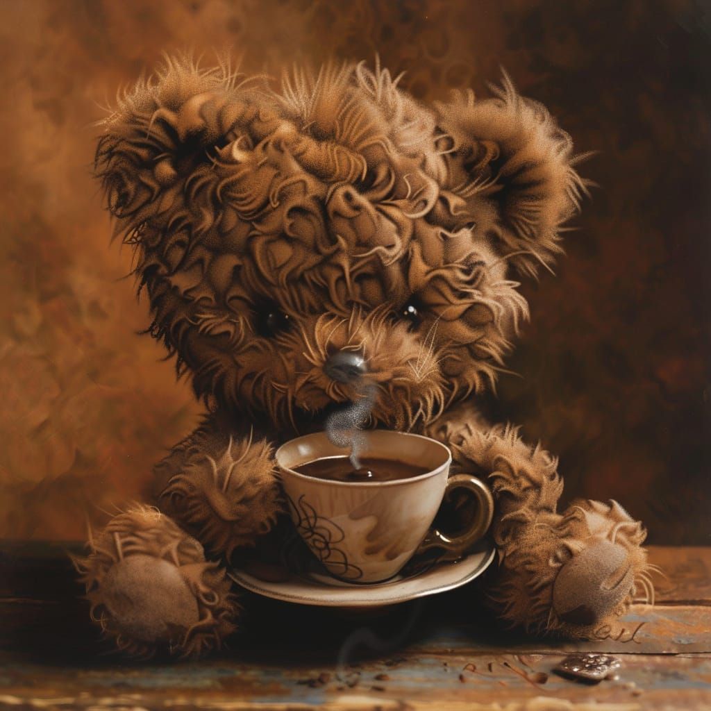 Teddy Bear and Espresso
