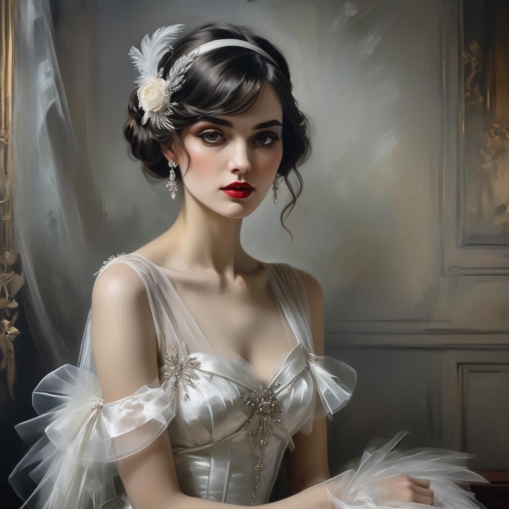 A woman