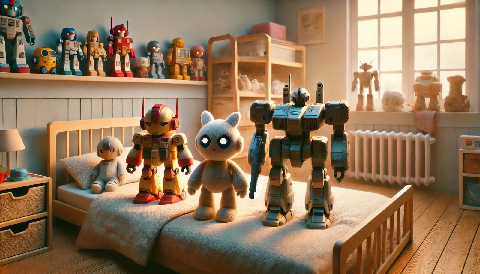 Waiting for their master