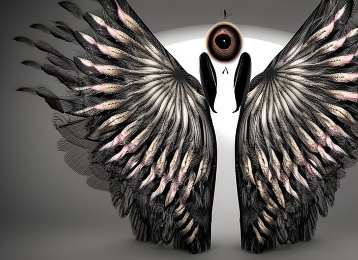Hundreds of wings embedded with eyes.