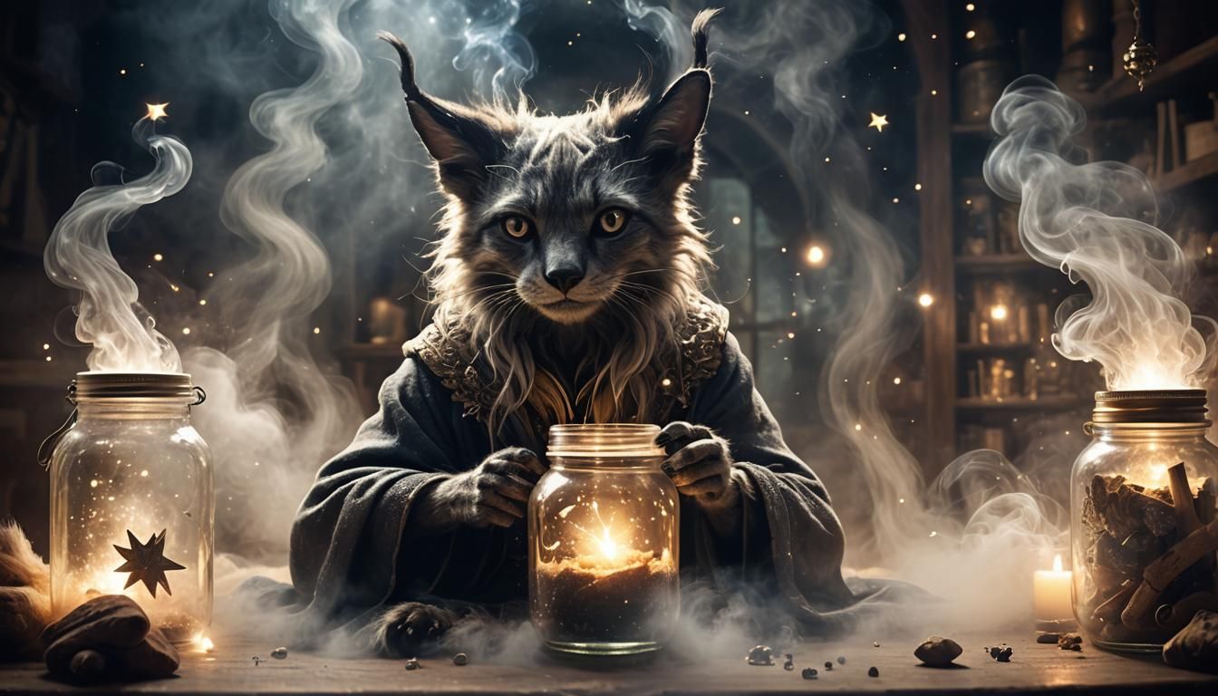 Magical Fog Jar: Fantasy Concept Art