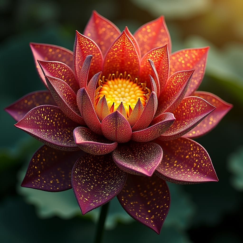 An intricate lotus flower, zentangle style!  by @Paul G