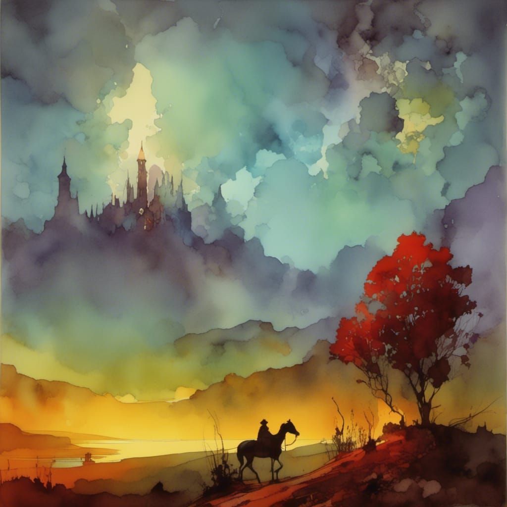 Golden Hour in the Vale   by @Hoshi