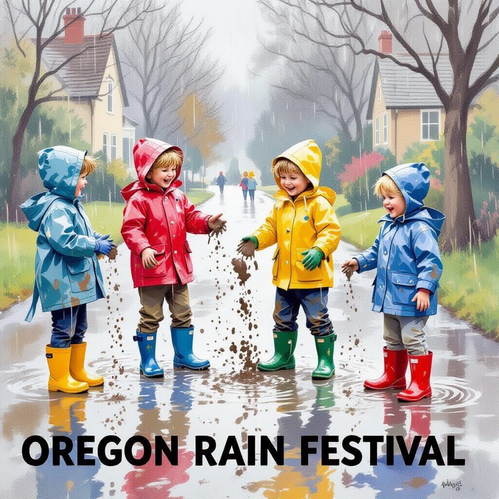 Oregon Rain Festival  by @Roaring_Dame