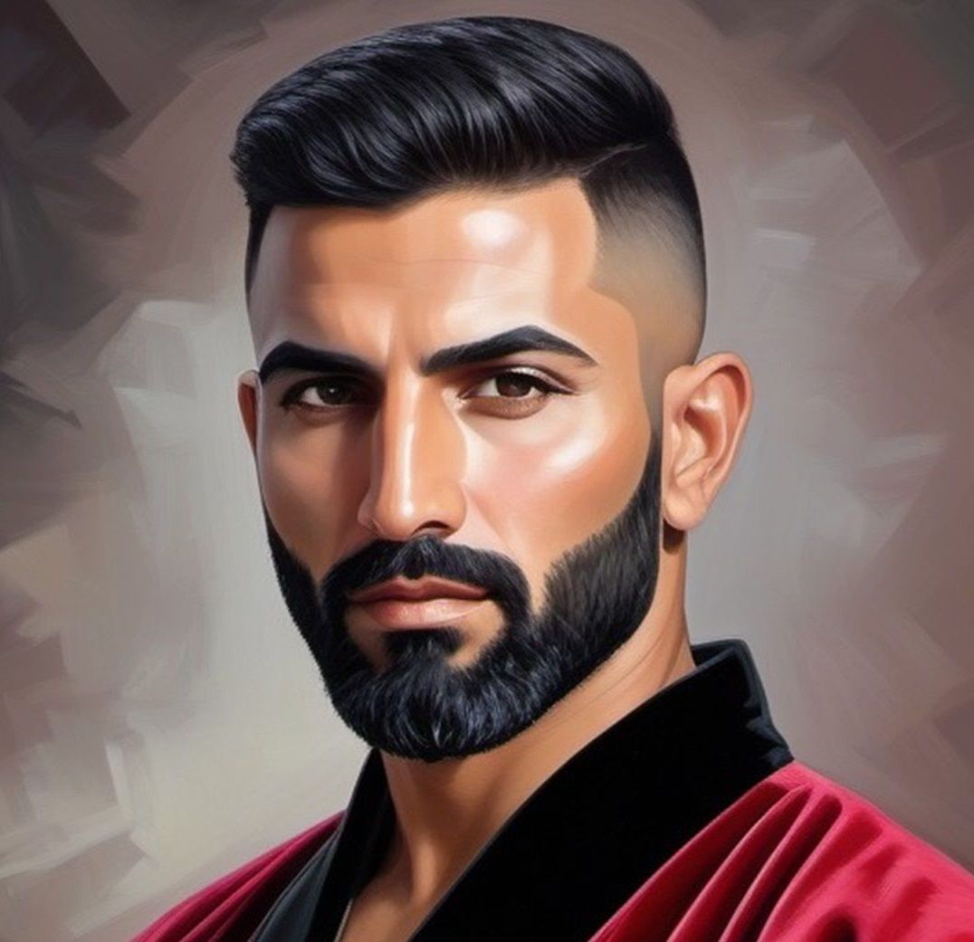 A handsome Arab with an excellent beard