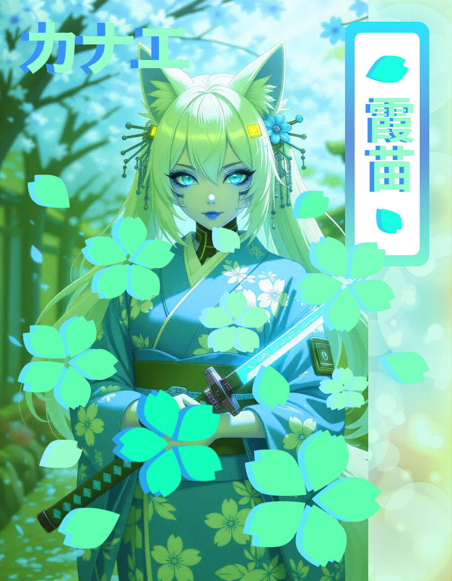 ☆ 東京•サイバーパンク狐女 | 霞苗 ☆