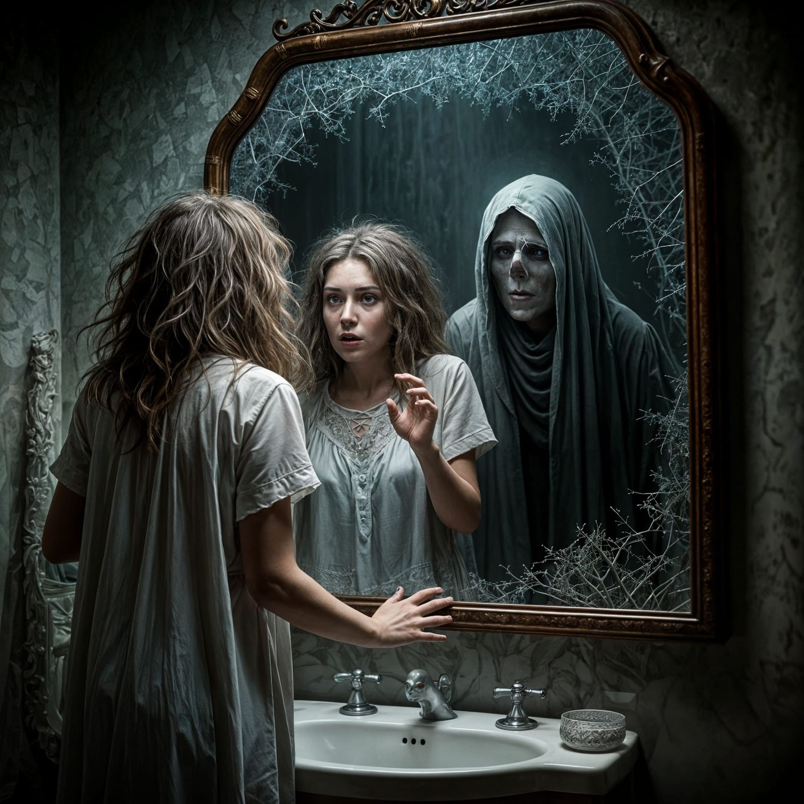 Mirror at midnight  by @Allison