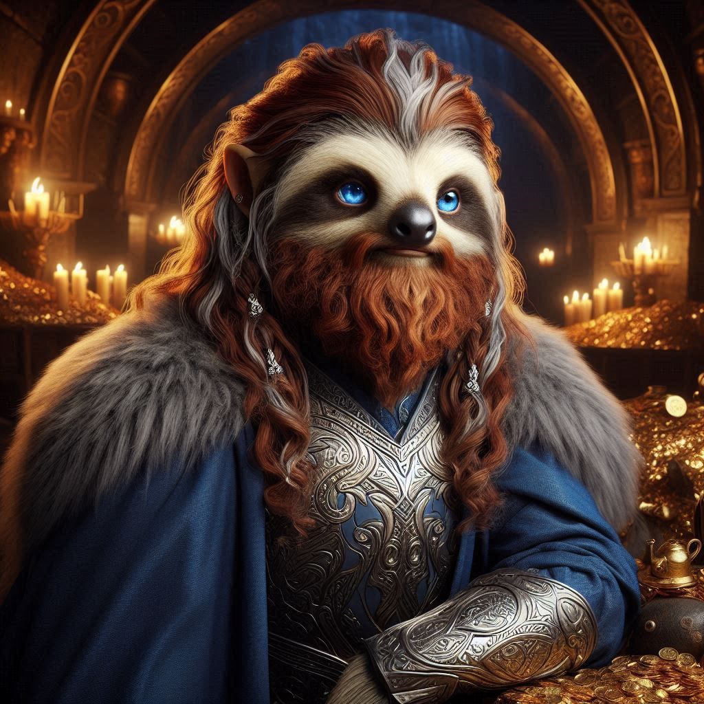 Slothrin Oakenshield, King under the Mountain, from “The Hob...