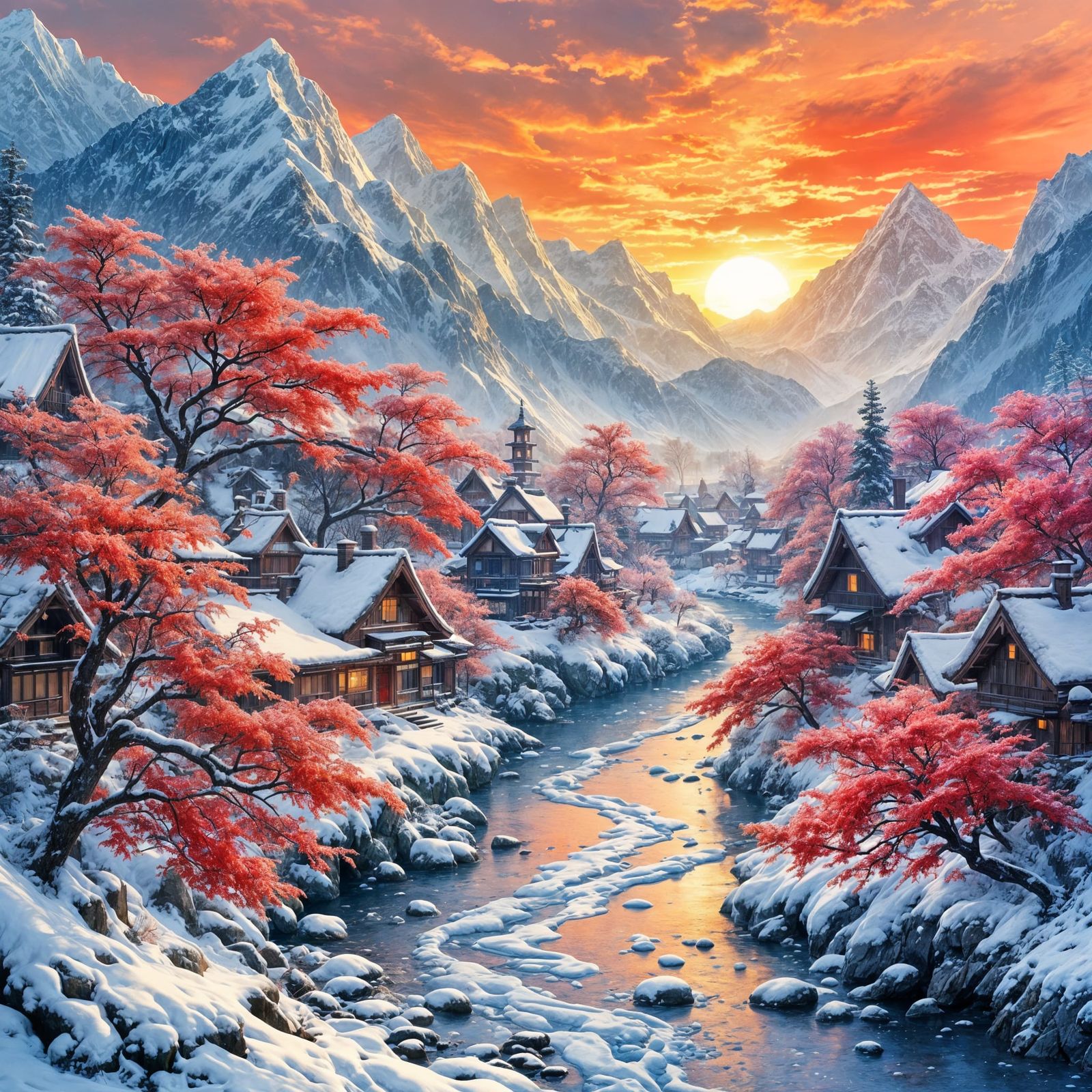 First Snow  by @Soynuts